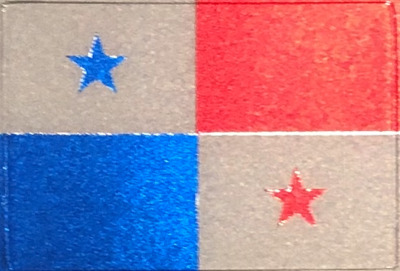 Bandera para cascos metalizada